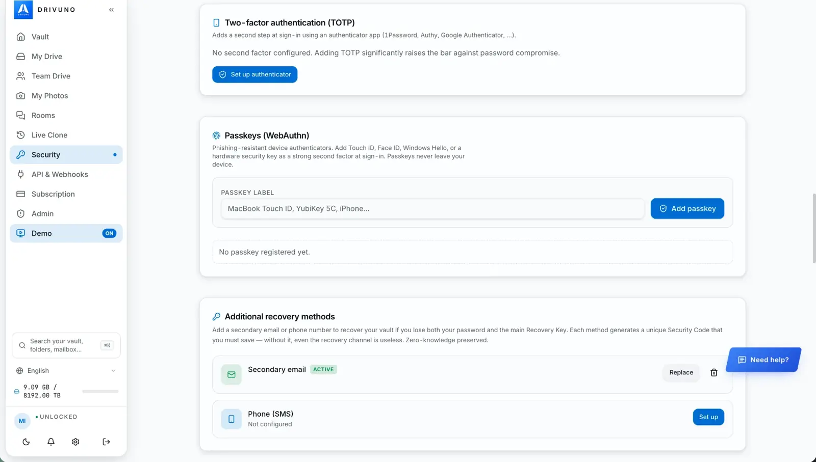 Passkeys and multi-factor authentication